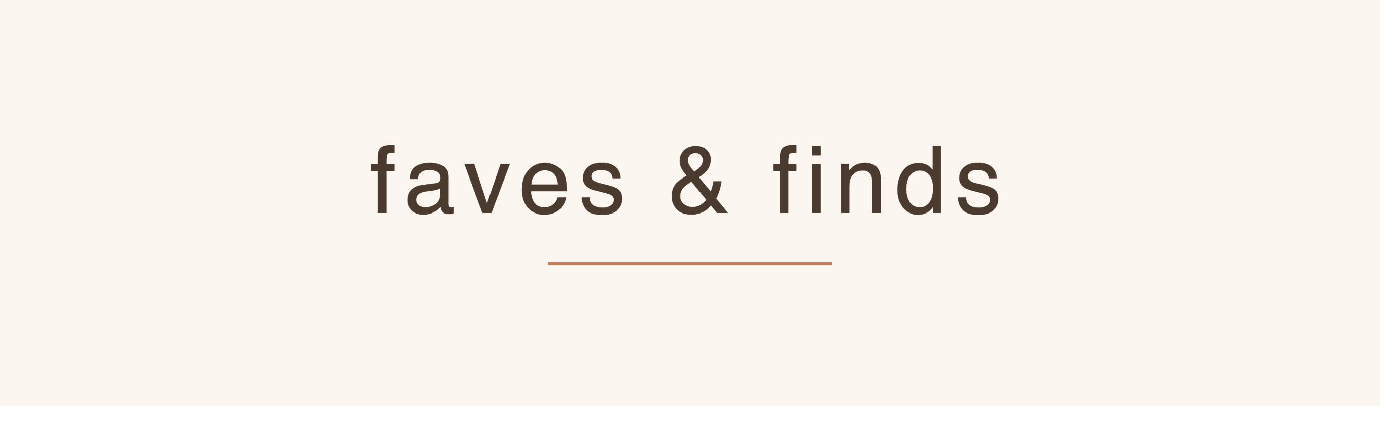 favesandfinds